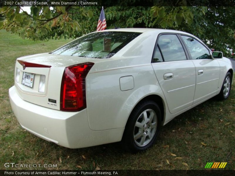 White Diamond / Cashmere 2007 Cadillac CTS Sedan