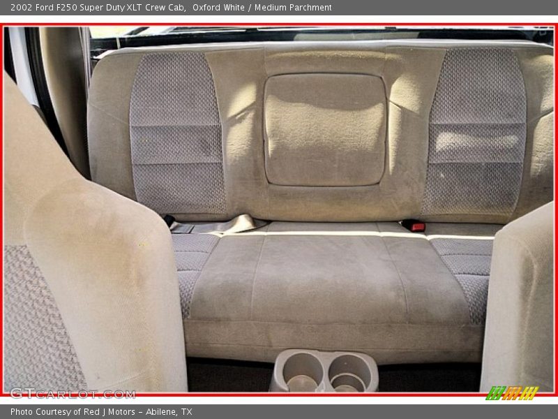Oxford White / Medium Parchment 2002 Ford F250 Super Duty XLT Crew Cab