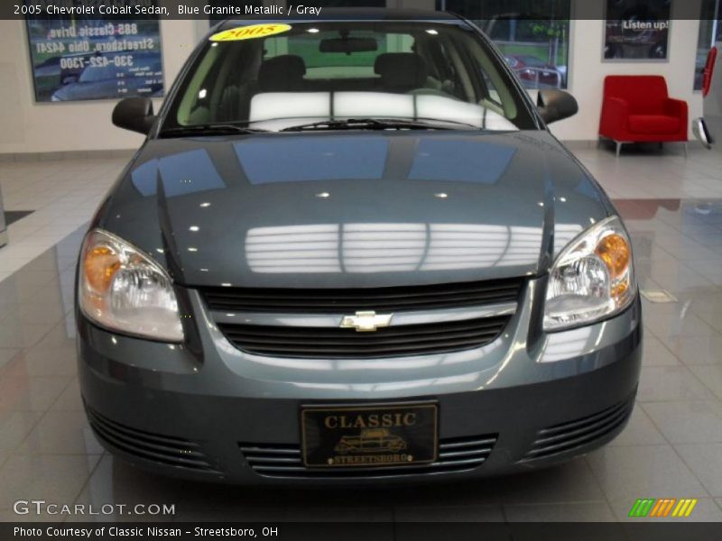 Blue Granite Metallic / Gray 2005 Chevrolet Cobalt Sedan