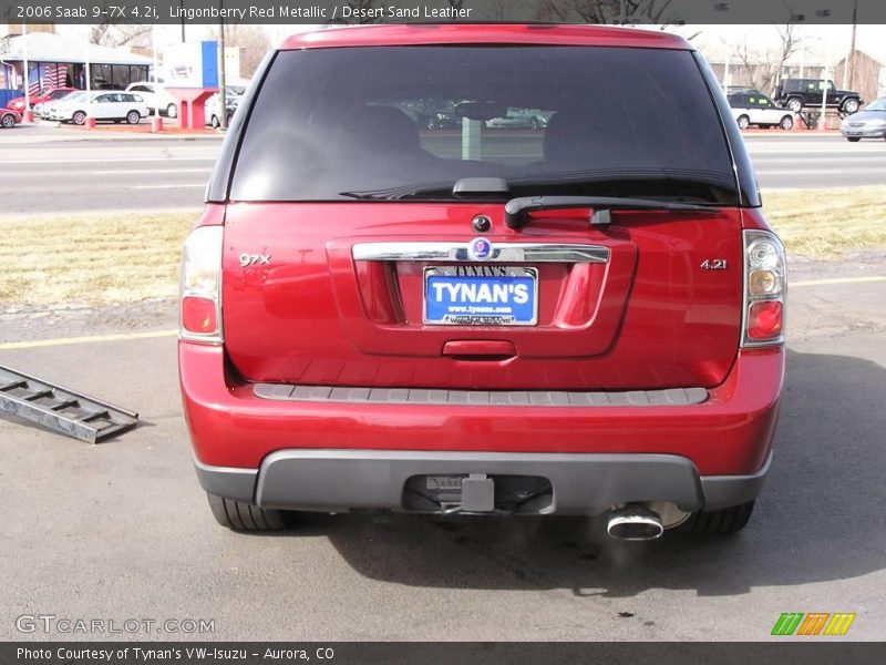 Lingonberry Red Metallic / Desert Sand Leather 2006 Saab 9-7X 4.2i