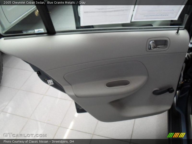 Blue Granite Metallic / Gray 2005 Chevrolet Cobalt Sedan