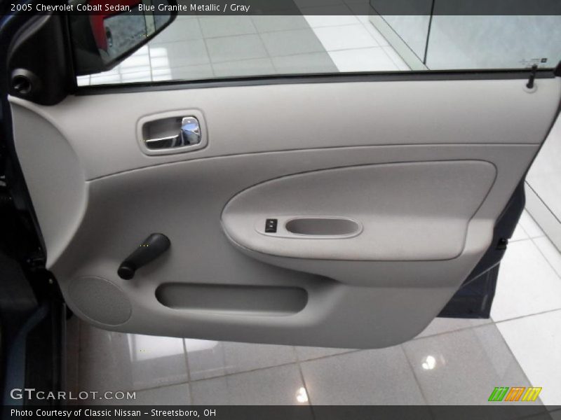 Blue Granite Metallic / Gray 2005 Chevrolet Cobalt Sedan