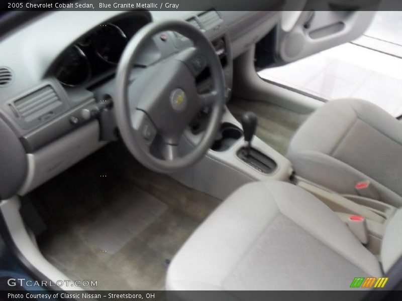 Blue Granite Metallic / Gray 2005 Chevrolet Cobalt Sedan