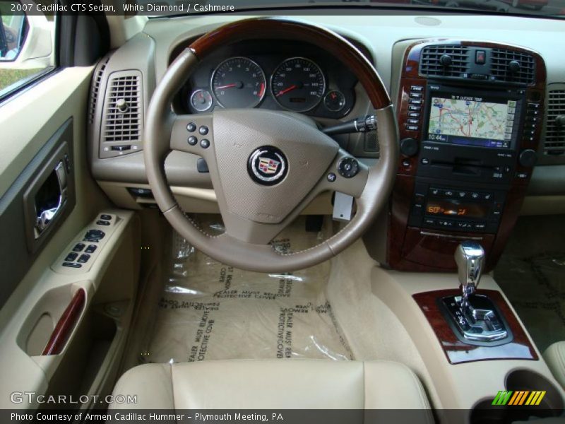 White Diamond / Cashmere 2007 Cadillac CTS Sedan