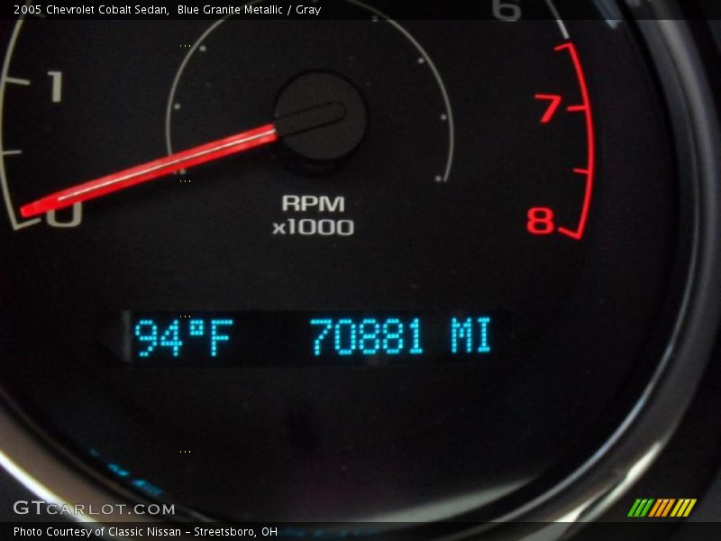 Blue Granite Metallic / Gray 2005 Chevrolet Cobalt Sedan
