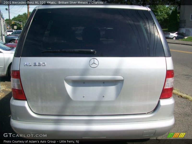 Brilliant Silver Metallic / Charcoal 2001 Mercedes-Benz ML 320 4Matic