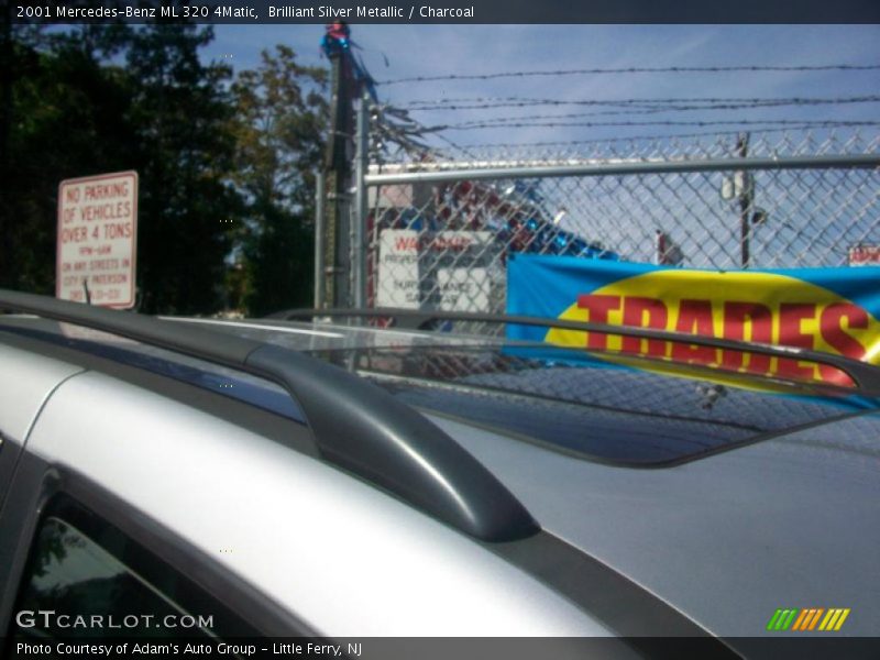 Brilliant Silver Metallic / Charcoal 2001 Mercedes-Benz ML 320 4Matic