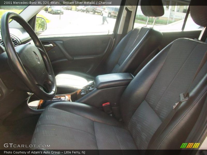 Brilliant Silver Metallic / Charcoal 2001 Mercedes-Benz ML 320 4Matic