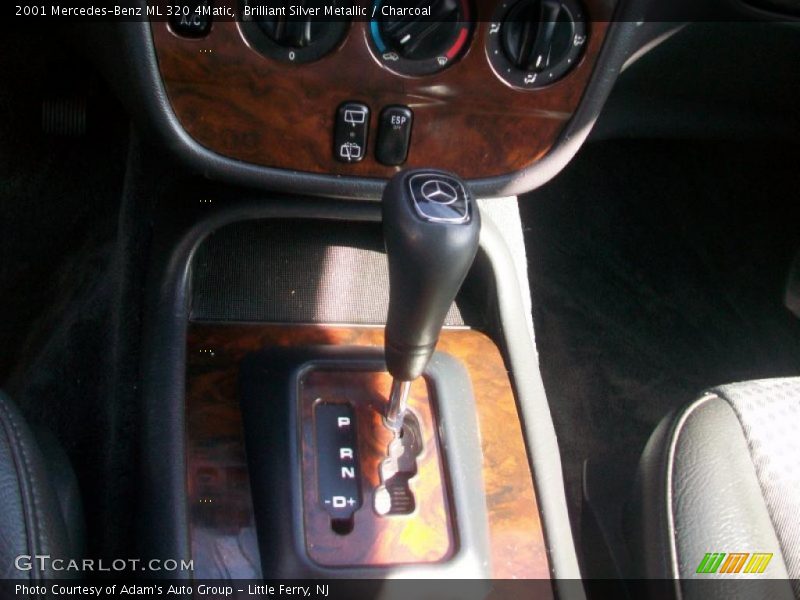 Brilliant Silver Metallic / Charcoal 2001 Mercedes-Benz ML 320 4Matic