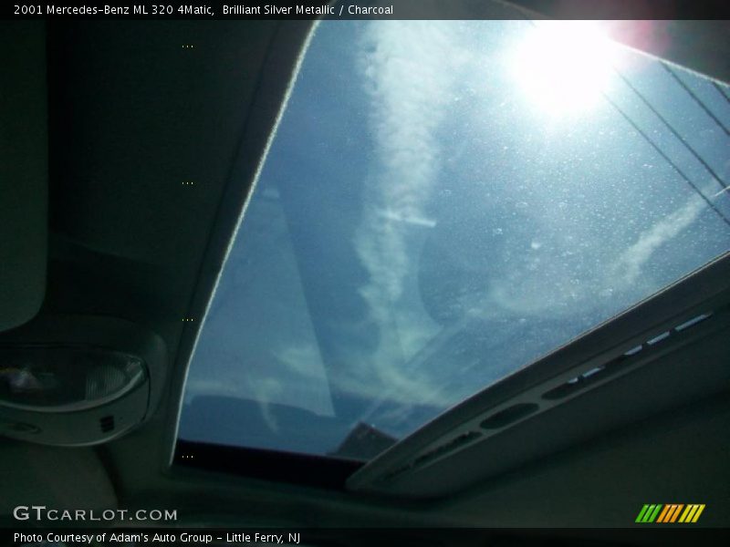 Brilliant Silver Metallic / Charcoal 2001 Mercedes-Benz ML 320 4Matic