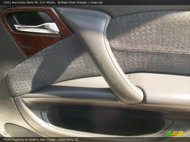 Brilliant Silver Metallic / Charcoal 2001 Mercedes-Benz ML 320 4Matic