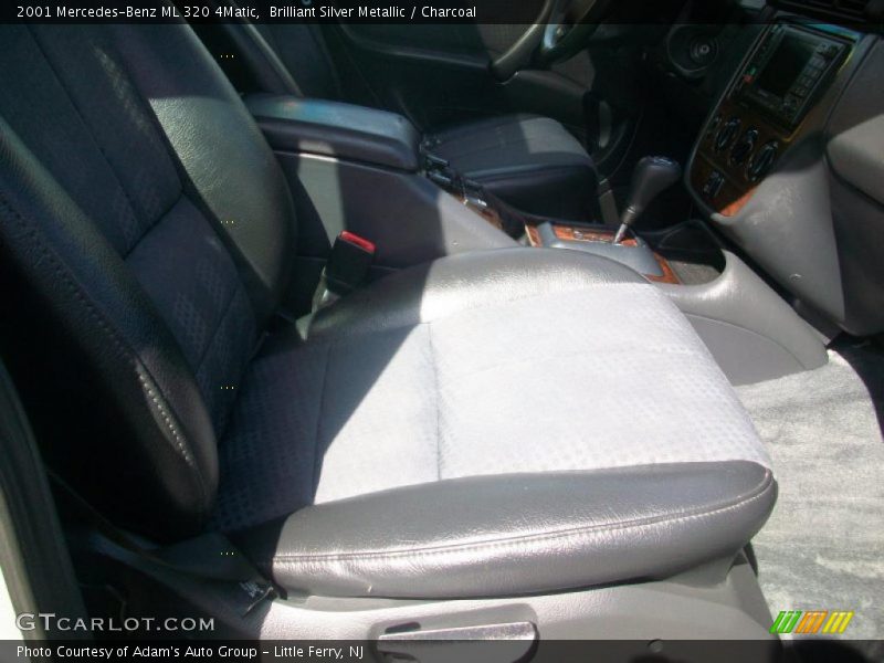 Brilliant Silver Metallic / Charcoal 2001 Mercedes-Benz ML 320 4Matic