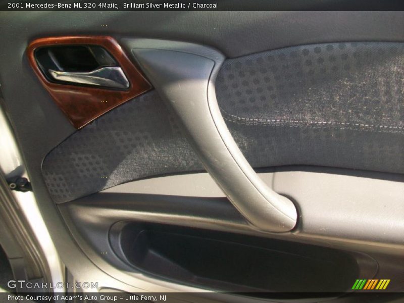 Brilliant Silver Metallic / Charcoal 2001 Mercedes-Benz ML 320 4Matic