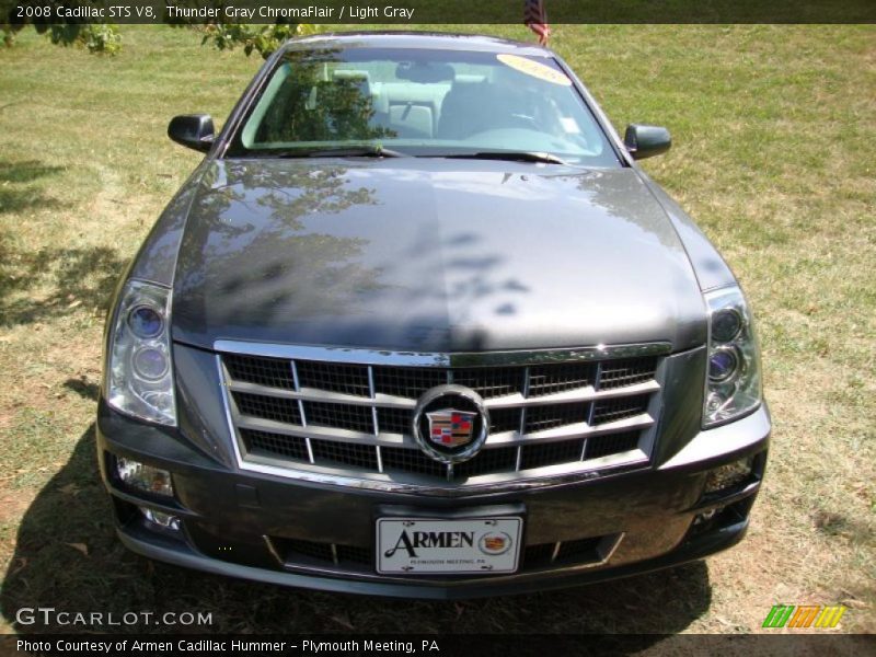 Thunder Gray ChromaFlair / Light Gray 2008 Cadillac STS V8