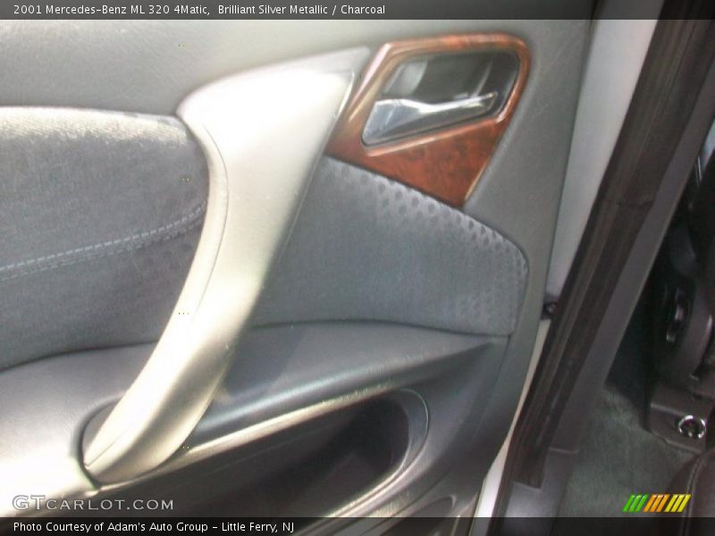 Brilliant Silver Metallic / Charcoal 2001 Mercedes-Benz ML 320 4Matic