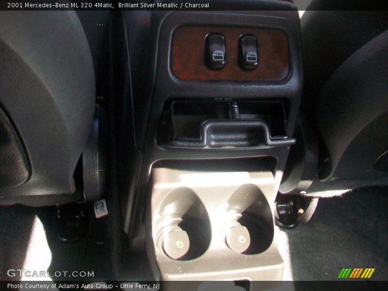 Brilliant Silver Metallic / Charcoal 2001 Mercedes-Benz ML 320 4Matic