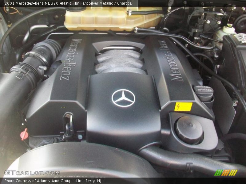 Brilliant Silver Metallic / Charcoal 2001 Mercedes-Benz ML 320 4Matic