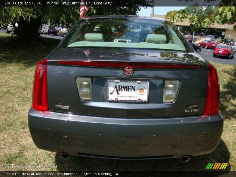 Thunder Gray ChromaFlair / Light Gray 2008 Cadillac STS V8