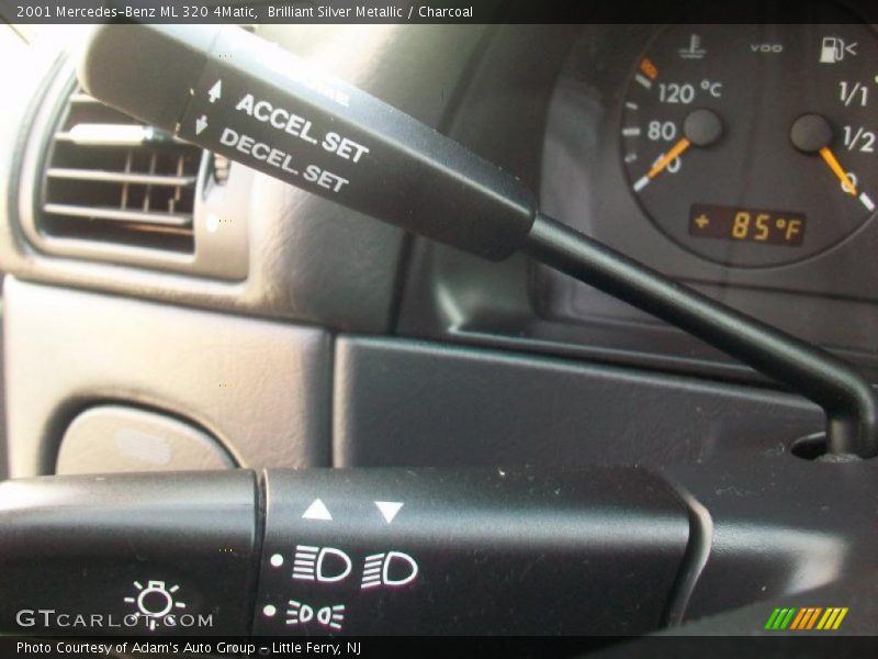 Brilliant Silver Metallic / Charcoal 2001 Mercedes-Benz ML 320 4Matic