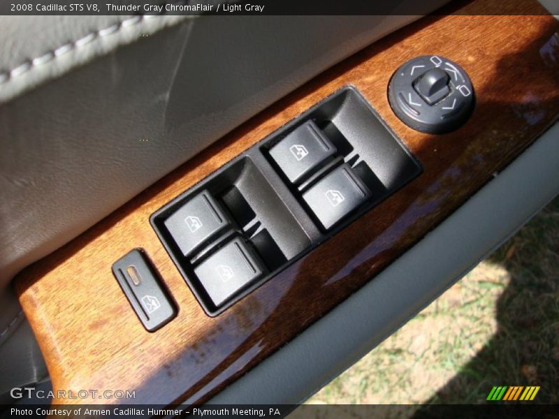 Thunder Gray ChromaFlair / Light Gray 2008 Cadillac STS V8