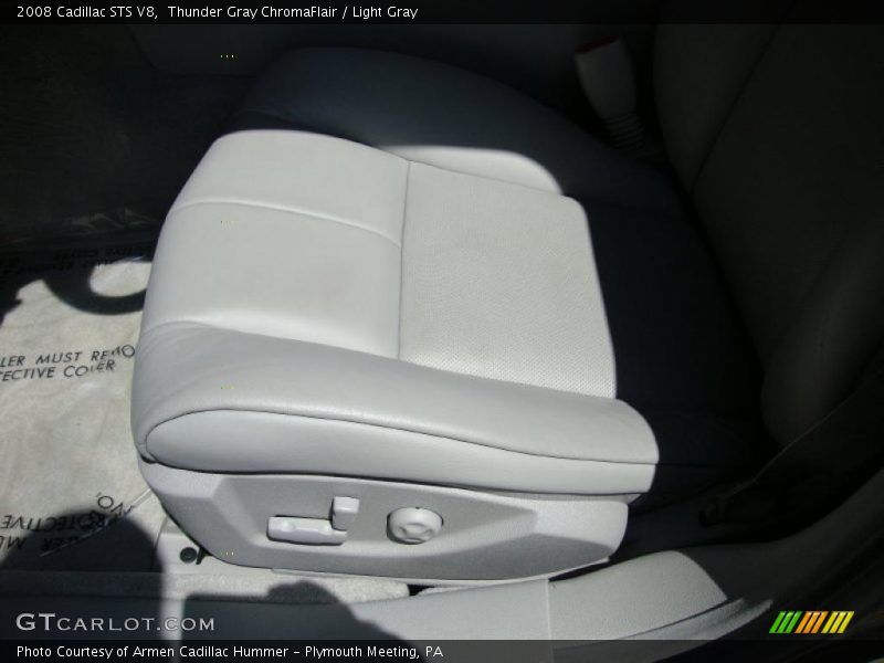 Thunder Gray ChromaFlair / Light Gray 2008 Cadillac STS V8