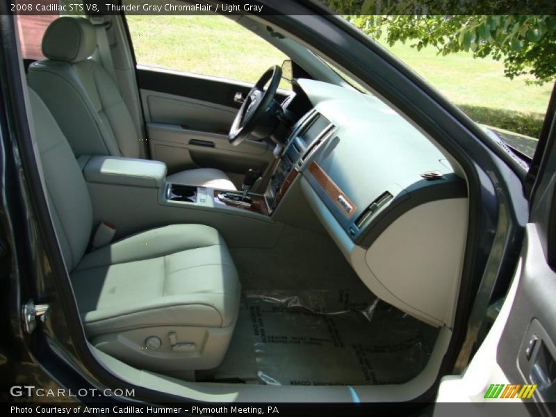 Thunder Gray ChromaFlair / Light Gray 2008 Cadillac STS V8
