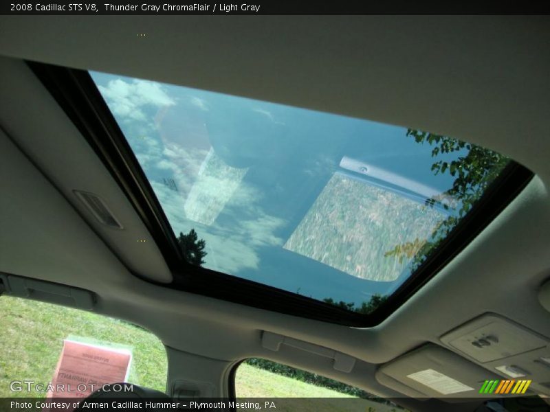 Thunder Gray ChromaFlair / Light Gray 2008 Cadillac STS V8