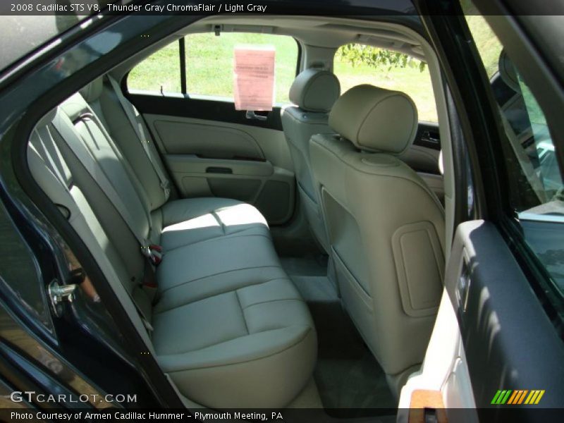 Thunder Gray ChromaFlair / Light Gray 2008 Cadillac STS V8
