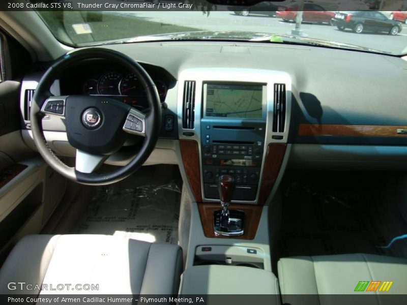 Thunder Gray ChromaFlair / Light Gray 2008 Cadillac STS V8