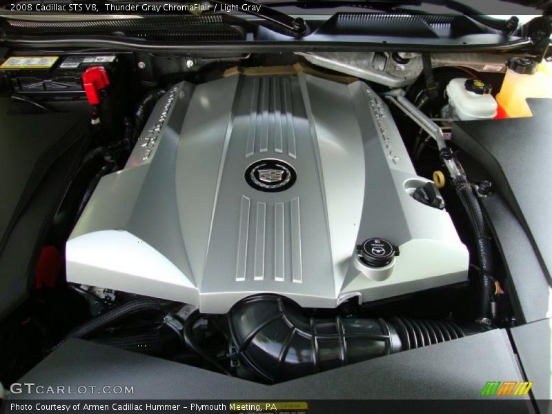Thunder Gray ChromaFlair / Light Gray 2008 Cadillac STS V8