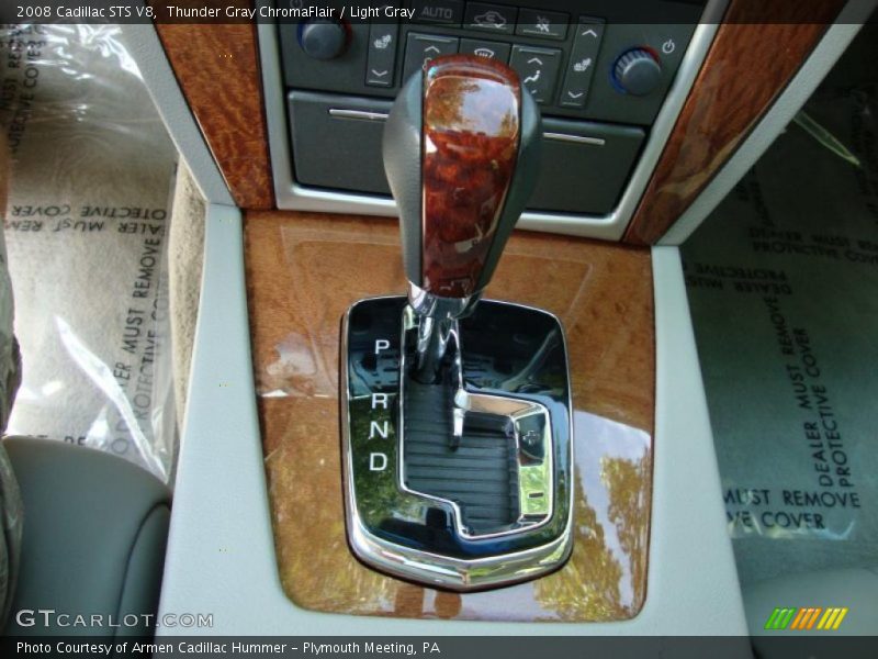 Thunder Gray ChromaFlair / Light Gray 2008 Cadillac STS V8
