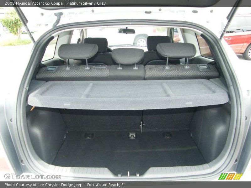 Platinum Silver / Gray 2008 Hyundai Accent GS Coupe
