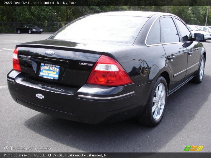 Black / Black 2005 Ford Five Hundred Limited