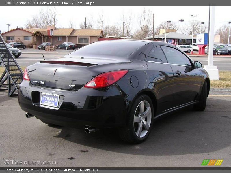 Black / Light Taupe 2007 Pontiac G6 GT Convertible