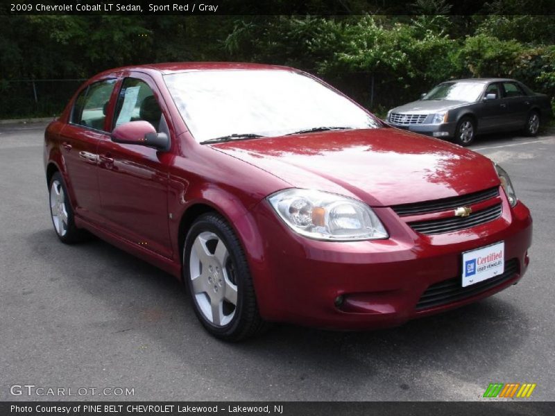 Sport Red / Gray 2009 Chevrolet Cobalt LT Sedan