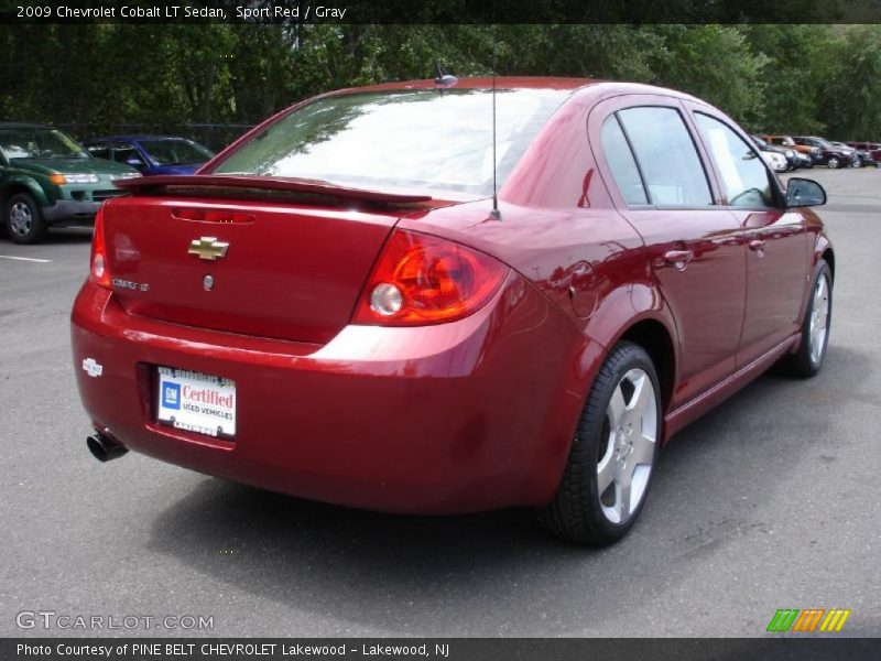 Sport Red / Gray 2009 Chevrolet Cobalt LT Sedan