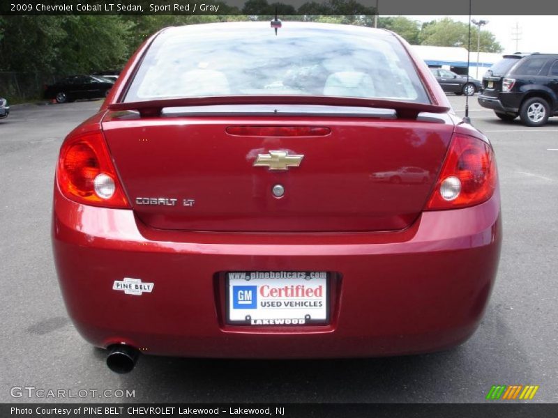 Sport Red / Gray 2009 Chevrolet Cobalt LT Sedan