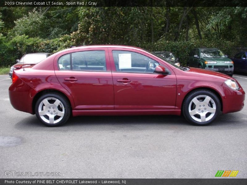 Sport Red / Gray 2009 Chevrolet Cobalt LT Sedan