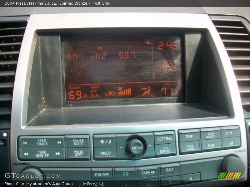 Spirited Bronze / Frost Gray 2004 Nissan Maxima 3.5 SE