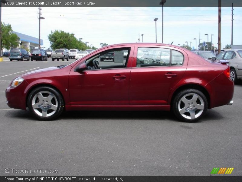 Sport Red / Gray 2009 Chevrolet Cobalt LT Sedan