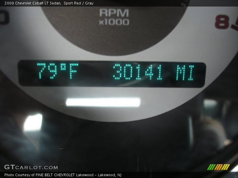 Sport Red / Gray 2009 Chevrolet Cobalt LT Sedan