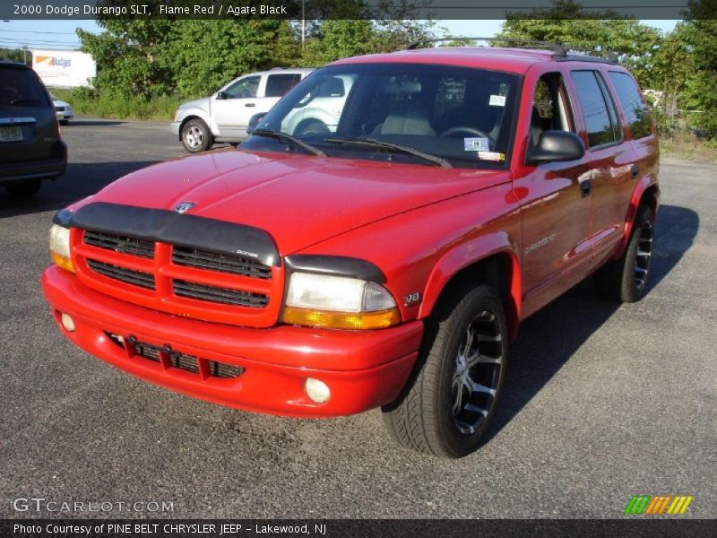 Flame Red / Agate Black 2000 Dodge Durango SLT