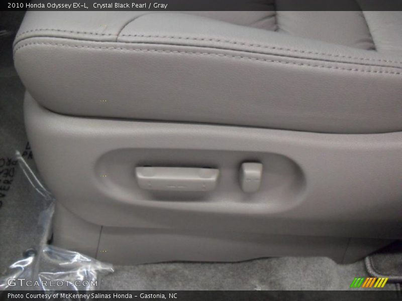 Crystal Black Pearl / Gray 2010 Honda Odyssey EX-L