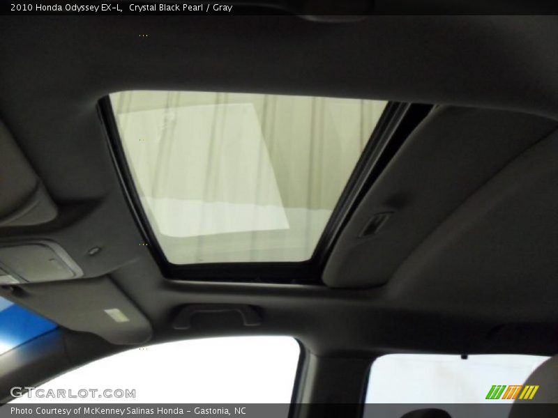 Crystal Black Pearl / Gray 2010 Honda Odyssey EX-L