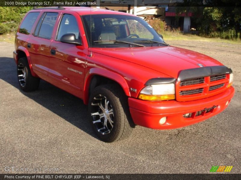 Flame Red / Agate Black 2000 Dodge Durango SLT