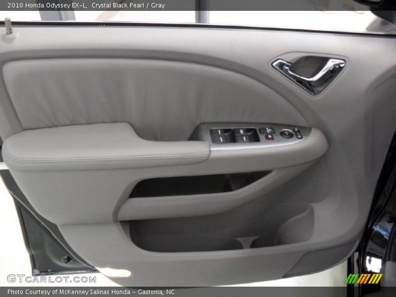 Crystal Black Pearl / Gray 2010 Honda Odyssey EX-L