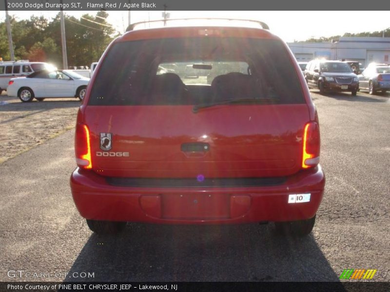 Flame Red / Agate Black 2000 Dodge Durango SLT