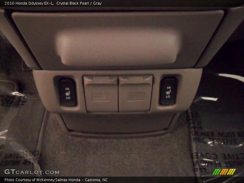 Crystal Black Pearl / Gray 2010 Honda Odyssey EX-L