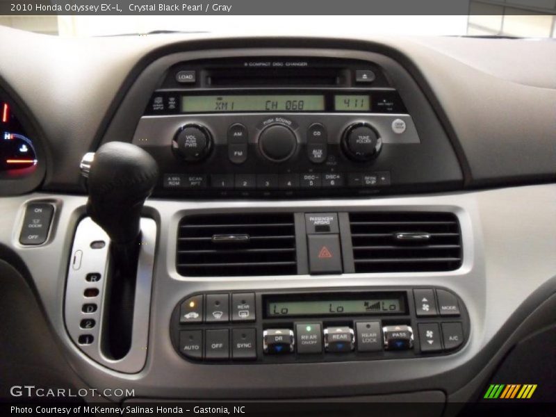 Crystal Black Pearl / Gray 2010 Honda Odyssey EX-L