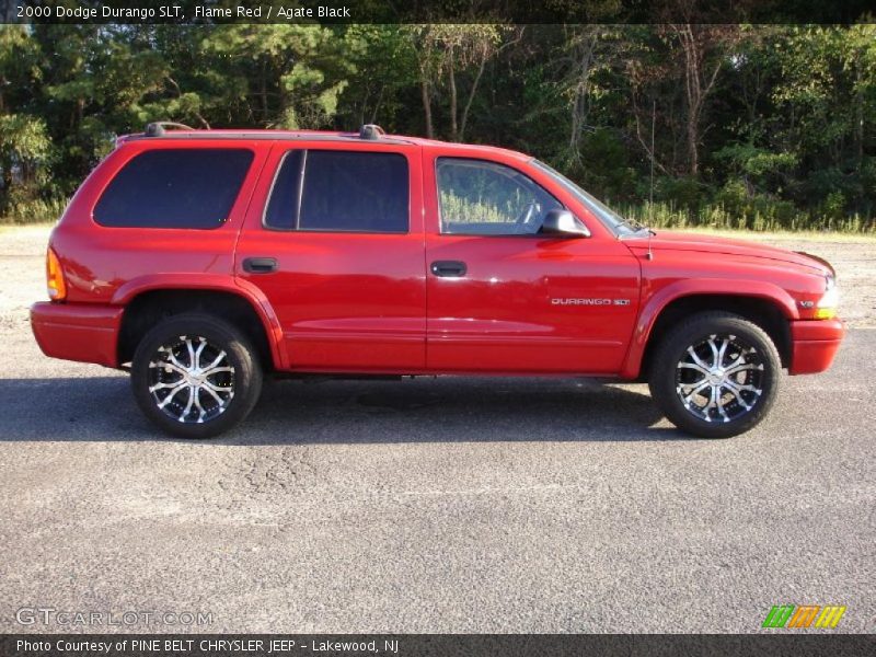 Flame Red / Agate Black 2000 Dodge Durango SLT
